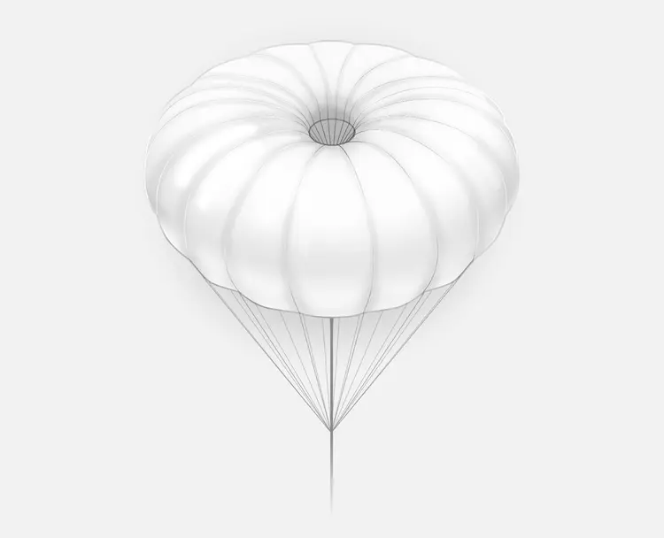 Ozone Angel V2 Round Reserve Parachute - Image 4